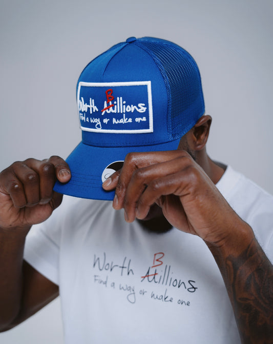 Worth Billions Baseball Cap - Blue