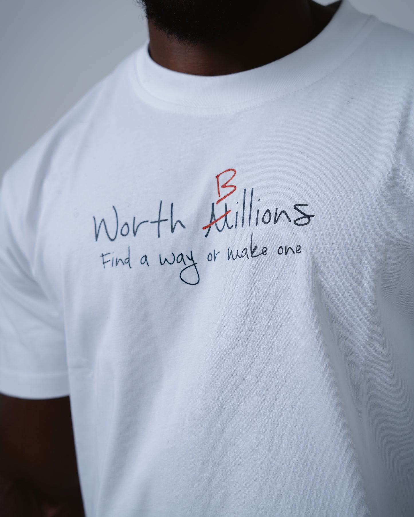 Worth Billions T-shirt - White